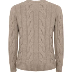 Avvenice Knitwears-- Heaven - Man Loro Piana Cashmere Sweater - Tundra - Knitwear - Luxury Exclusive Collection -