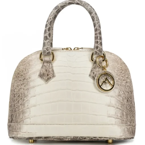 Avvenice Bags-- Imperium - Crocodile Bag - Himalaya Matt - Handmade in Italy - Exclusive Luxury Collection -