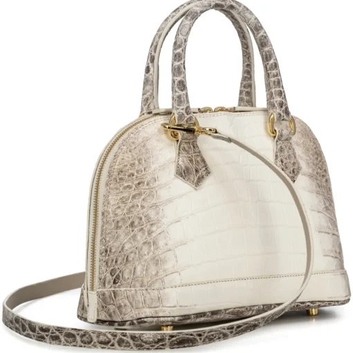 Avvenice Bags-- Imperium - Crocodile Bag - Himalaya Matt - Handmade in Italy - Exclusive Luxury Collection -