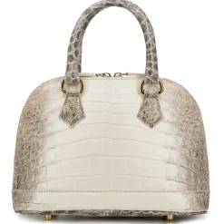 Avvenice Bags-- Imperium - Crocodile Bag - Himalaya Matt - Handmade in Italy - Exclusive Luxury Collection -