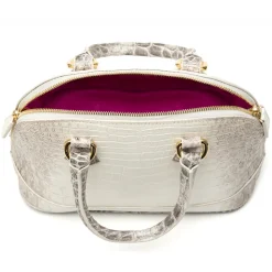 Avvenice Bags-- Imperium - Crocodile Bag - Himalaya Matt - Handmade in Italy - Exclusive Luxury Collection -
