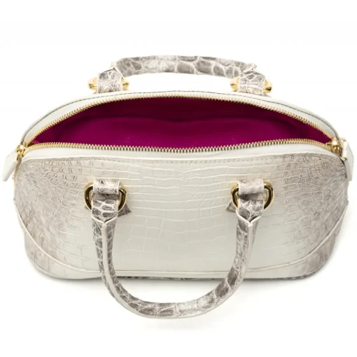 Avvenice Bags-- Imperium - Crocodile Bag - Himalaya Matt - Handmade in Italy - Exclusive Luxury Collection -