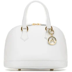 Avvenice Bags-- Imperium - Premium Leather Bag - White - Handmade in Italy - Exclusive Luxury Collection -
