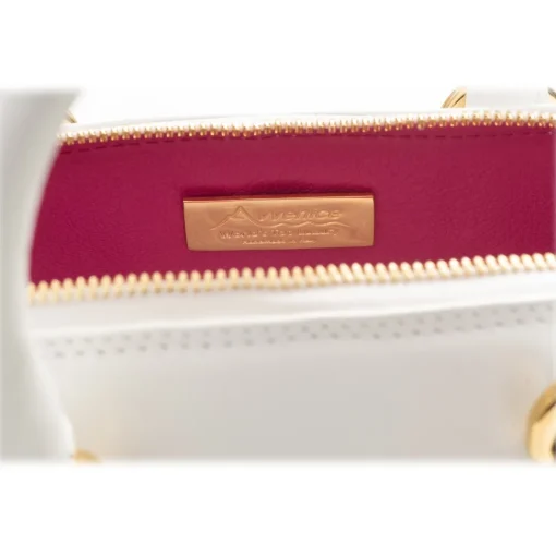 Avvenice Bags-- Imperium - Premium Leather Bag - White - Handmade in Italy - Exclusive Luxury Collection -