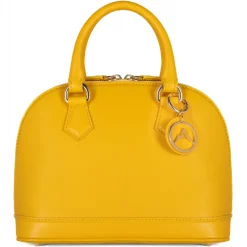 Avvenice Bags-- Imperium - Premium Leather Bag - Yellow - Handmade in Italy - Exclusive Luxury Collection -