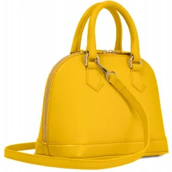 Avvenice Bags-- Imperium - Premium Leather Bag - Yellow - Handmade in Italy - Exclusive Luxury Collection -