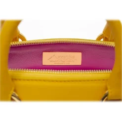 Avvenice Bags-- Imperium - Premium Leather Bag - Yellow - Handmade in Italy - Exclusive Luxury Collection -