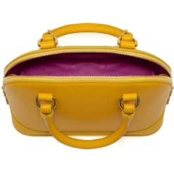 Avvenice Bags-- Imperium - Premium Leather Bag - Yellow - Handmade in Italy - Exclusive Luxury Collection -