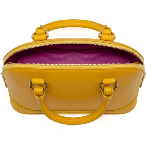 Avvenice Bags-- Imperium - Premium Leather Bag - Yellow - Handmade in Italy - Exclusive Luxury Collection -
