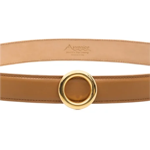 Avvenice Belts-- Iris - Premium Leather Belt - Canyon - Handmade in Italy - Exclusive Luxury Collection -