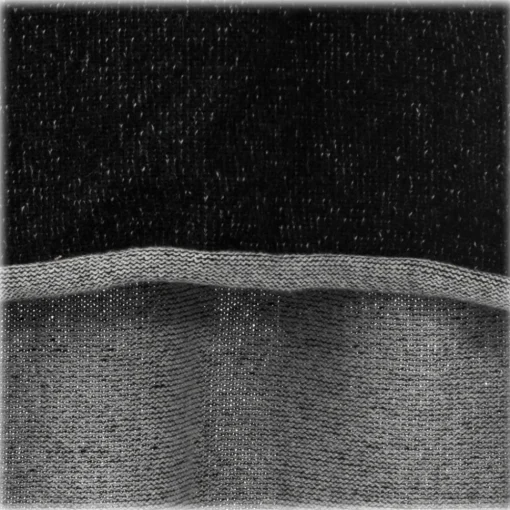 Avvenice Tops|Scarves-- Precious Cashmere Scarf - Double Face - Bicolor - Black Grey - Handmade in Italy - Exclusive Luxury Collection -