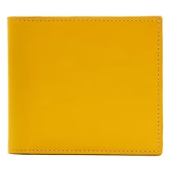 Avvenice Wallets-- Premium Leather Wallet - Yellow - Handmade in Italy - Exclusive Luxury Collection -