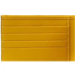 Avvenice Wallets-- Premium Leather Wallet - Yellow - Handmade in Italy - Exclusive Luxury Collection -