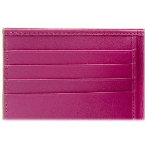 Avvenice Wallets-- Premium Leather Wallet - Canyon Fuchsia - Handmade in Italy - Exclusive Luxury Collection -