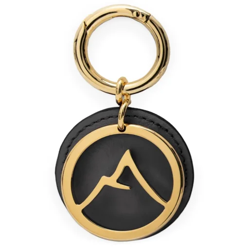 Avvenice Other Accessories-- Premium Leather Pendant - Black - Keychain - Handmade in Italy - Exclusive Luxury Collection -