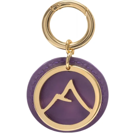 Avvenice Other Accessories-- Premium Leather Pendant - Purple - Keychain - Handmade in Italy - Exclusive Luxury Collection -