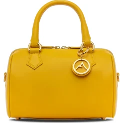 Avvenice Bags-- Thesaura - Premium Leather Bag - Yellow - Handmade in Italy - Exclusive Luxury Collection -