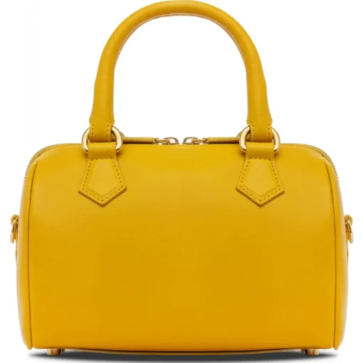 Avvenice Bags-- Thesaura - Premium Leather Bag - Yellow - Handmade in Italy - Exclusive Luxury Collection -
