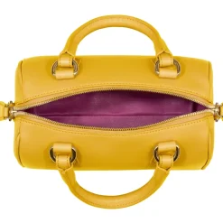 Avvenice Bags-- Thesaura - Premium Leather Bag - Yellow - Handmade in Italy - Exclusive Luxury Collection -