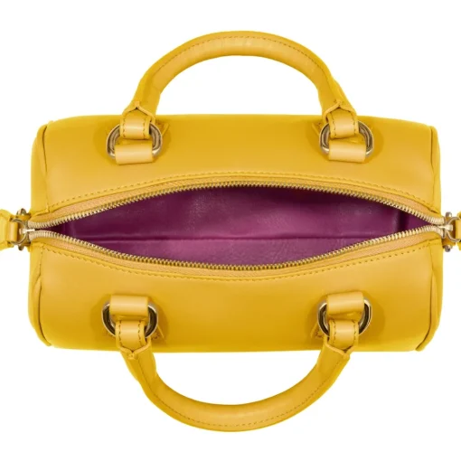 Avvenice Bags-- Thesaura - Premium Leather Bag - Yellow - Handmade in Italy - Exclusive Luxury Collection -