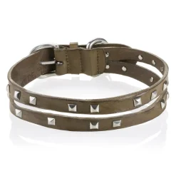 B Wilde Collection Leash|Collars-- Set Cairo - Clay - Collar & Leash - Cairo Collection - Leather Collar - High Quality Luxury - Avvenice