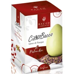 Bacco - Tipicit\u00e0 al Pistacchio Sweets-Bacco - Tipicità al Pistacchio - CiokkoBacco Pistachio Egg - Pistachio Chocolate - Artisan Egg - 300 g - Avvenice