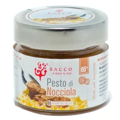 Bacco - Tipicit\u00e0 al Pistacchio Preserved Foods-Bacco - Tipicità al Pistacchio - Hazelnut Pesto - Artisan Pesto - 90 g - Avvenice