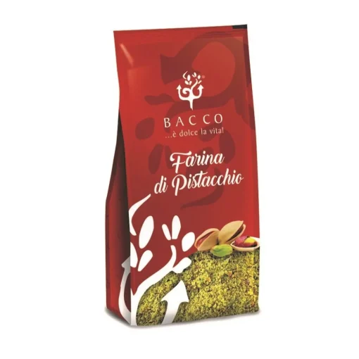 Bacco - Tipicit\u00e0 al Pistacchio Pasta & Cereals-Bacco - Tipicità al Pistacchio - Pistachio Flour in Tub - Flour - 100 g - Avvenice