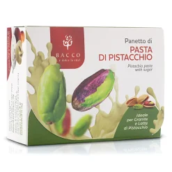 Bacco - Tipicit\u00e0 al Pistacchio Pasta & Cereals-Bacco - Tipicità al Pistacchio - Pan of Pistachio Paste - For Granite and Pistachio Milk - 200 g - Avvenice