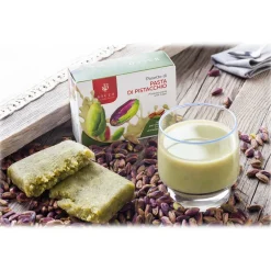 Bacco - Tipicit\u00e0 al Pistacchio Pasta & Cereals-Bacco - Tipicità al Pistacchio - Pan of Pistachio Paste - For Granite and Pistachio Milk - 200 g - Avvenice