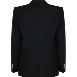 Balmain Jackets-- Grain de Poudre Blazer - Black - Exclusive Luxury Collection - Avvenice