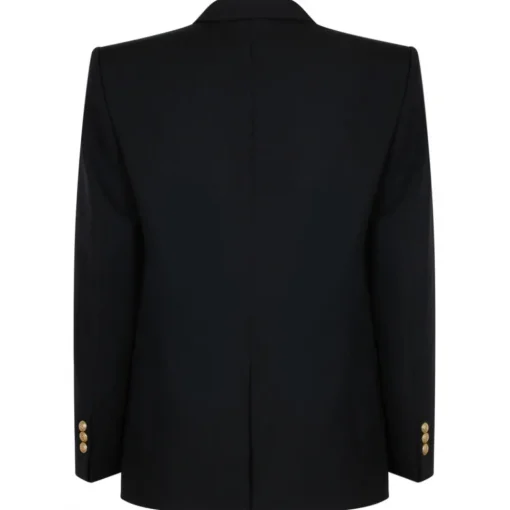 Balmain Jackets-- Grain de Poudre Blazer - Black - Exclusive Luxury Collection - Avvenice
