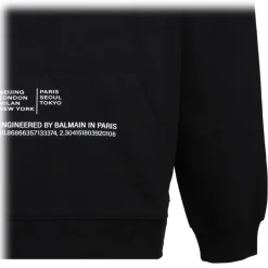 Balmain Sweatshirts-- Hoodie - Black White - Exclusive Luxury Collection - Avvenice