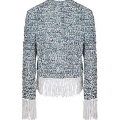 Balmain Jackets-- Jacket - Blue White - Exclusive Luxury Collection - Avvenice