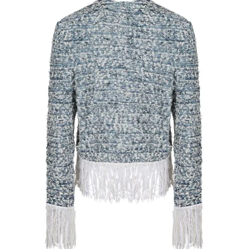 Balmain Jackets-- Jacket - Blue White - Exclusive Luxury Collection - Avvenice