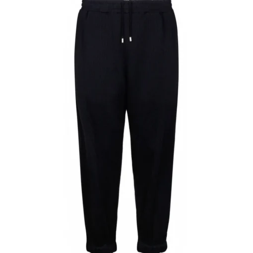 Balmain Trousers-- Jogger Style Trousers - Marine Blue - Exclusive Luxury Collection - Avvenice