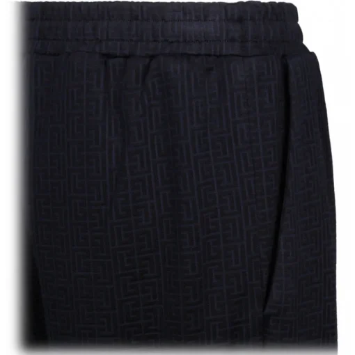 Balmain Trousers-- Jogger Style Trousers - Marine Blue - Exclusive Luxury Collection - Avvenice