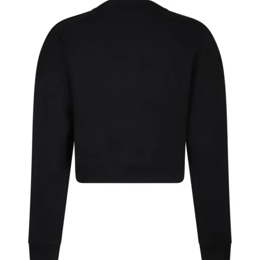 Balmain Sweatshirts-- Logo Print Sweatshirt - Black - Exclusive Luxury Collection - Avvenice
