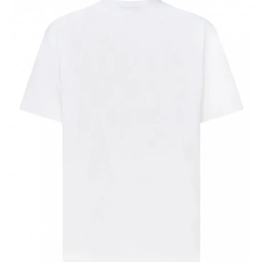 Balmain T-shirt-- Organic Cotton Logo Print T-Shirt - White - Exclusive Luxury Collection - Avvenice