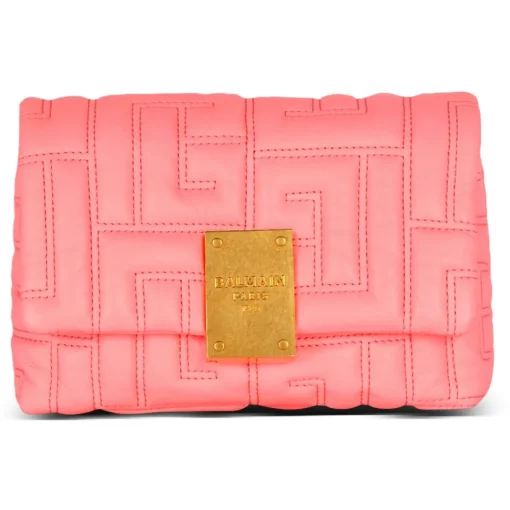 Balmain Bags-- Shoulder Bag - Bubble Gum - Exclusive Luxury Collection - Avvenice