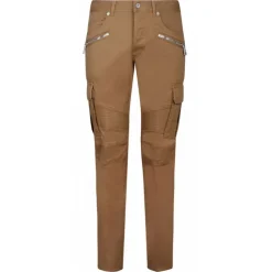 Balmain Trousers-- Skinny Leg Trousers - Taupe - Exclusive Luxury Collection - Avvenice