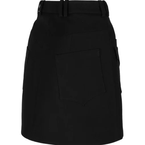Balmain Skirts-- Skirt - Black - Exclusive Luxury Collection - Avvenice