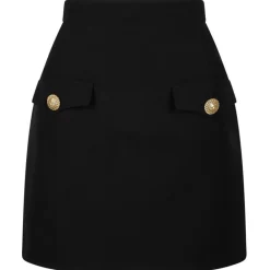 Balmain Skirts-- Skirt - Black - Exclusive Luxury Collection - Avvenice