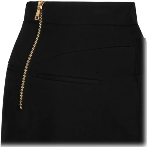 Balmain Skirts-- Skirt - Black - Exclusive Luxury Collection - Avvenice