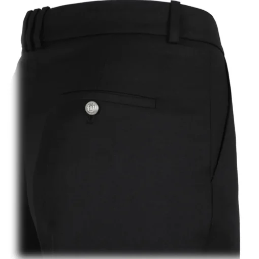 Balmain Trousers-- Trouser - Black - Exclusive Luxury Collection - Avvenice