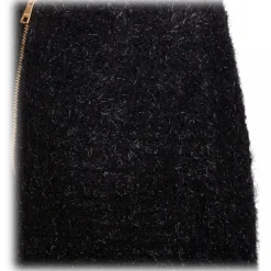 Balmain Skirts-- Tweed Mini Skirt - Black - Exclusive Luxury Collection - Avvenice