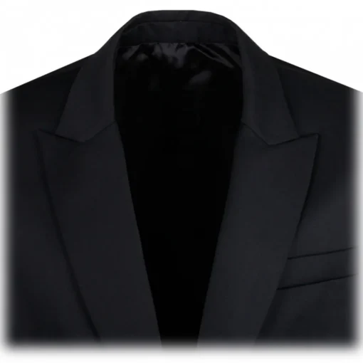 Balmain Jackets-- Two Button Jacket - Black - Exclusive Luxury Collection - Avvenice