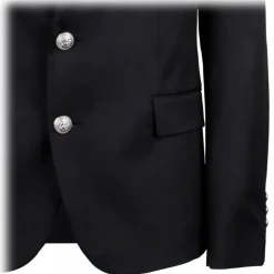 Balmain Jackets-- Two Button Jacket - Black - Exclusive Luxury Collection - Avvenice