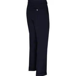 Balmain Trousers-- Virgin Wool Tailored Trousers - Navy Blue - Exclusive Luxury Collection - Avvenice