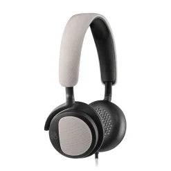 Bang & Olufsen - B&O Play Audio|Audio-Bang & Olufsen - B&O Play - Beoplay H2 - Silver Cloud - Flexible On-Ear Corded Headphone with Microphone and Remote Control - Avvenice